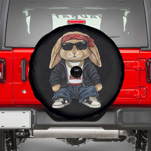 Hip Hop Easter Bunny He is Risen Jesus Religious Christian Spare Tire Cover TS11 Black Print Your Wear