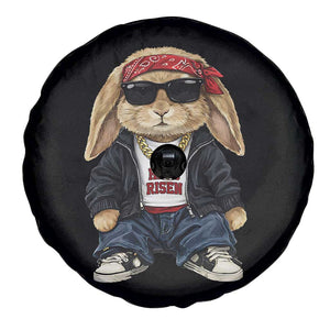 Hip Hop Easter Bunny He is Risen Jesus Religious Christian Spare Tire Cover TS11 Print Your Wear