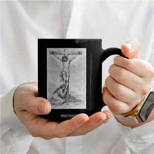 Jesus and St Mary Magdalene At The Cross Coffee Mug Vintage Catholic Lent TS11 Print Your Wear