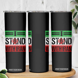 I Stand With Iran Skinny Tumbler Iranian People Freedom Protest TS11 Print Your Wear