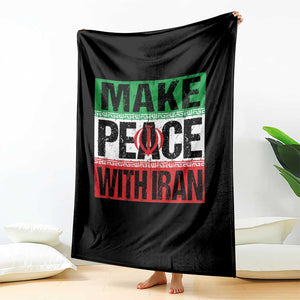 Make Peace With Iran Throw Blanket Peace Pacifist Stop War In Middle East TS11 Print Your Wear