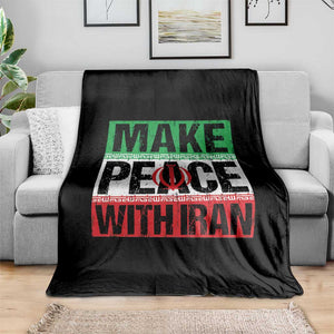 Make Peace With Iran Throw Blanket Peace Pacifist Stop War In Middle East TS11 Print Your Wear