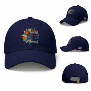Sober Recover Baseball Cap Be The Reason Someone Believes Recovery Is Possible TS11 Baseball Cap Universal Fit Dark Blue Print Your Wear