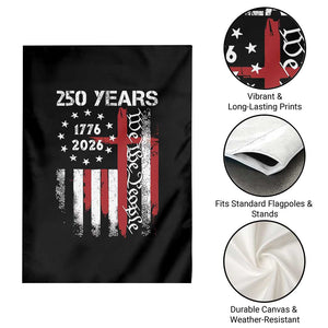 250 Years America Anniversary Christian USA Flag Garden Flag TS11 Print Your Wear