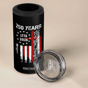 250 Years America Anniversary Christian USA Flag 4 in 1 Can Cooler Tumbler TS11 Print Your Wear