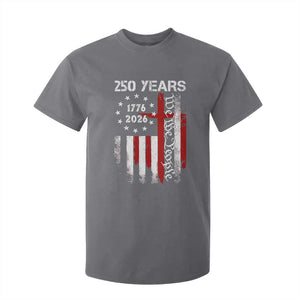 250 Years America Anniversary Christian USA Flag T Shirt For Kid TS11 Charcoal Print Your Wear