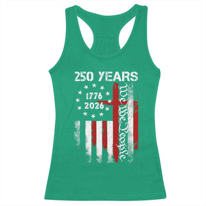 250 Years America Anniversary Christian USA Flag Racerback Tank Top TS11 Irish Green Print Your Wear
