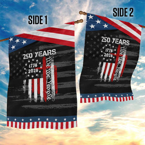 250 Years America Anniversary Christian USA Flag Patriotic Garden Flag TS11 Print Your Wear