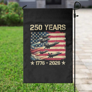 USA 250 Years 1776 2026 Patriotic Jets Trail American Flag Garden Flag TS11 Print Your Wear