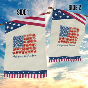 US 250 Years Of Freedom Patriotic Garden Flag Retro Flower American Flag TS11 Print Your Wear