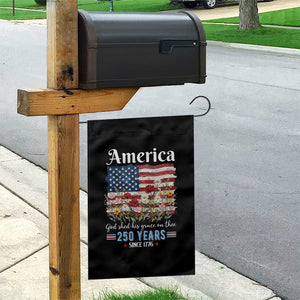 America God Shed His Grace On Thee 250 Years Since 1776 Garden Flag TS11 Print Your Wear
