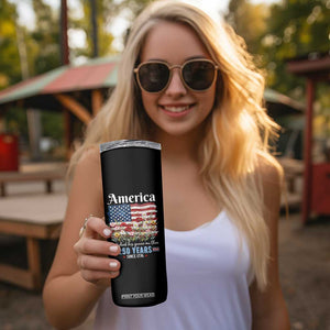 America God Shed His Grace On Thee 250 Years Since 1776 Skinny Tumbler TS11 Print Your Wear