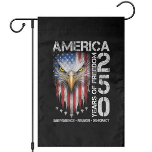 America 250 Years Of Freedom Garden Flag USA Anniversary Bald Eagle Patriotic Jets TS11 Black Print Your Wear