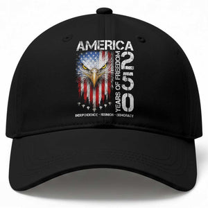America 250 Years Of Freedom Baseball Cap USA Anniversary Bald Eagle Patriotic Jets TS11 Print Your Wear