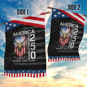 America 250 Years Of Freedom Patriotic Garden Flag USA Anniversary Bald Eagle Patriotic Jets TS11 Print Your Wear