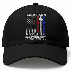 USA 250th Anniversary Baseball Cap Vintage American Flag Jets Semiquincentennial TS11 Print Your Wear