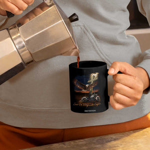 Soar On Wings Like Eagles Christian Coffee Mug Isaiah 40:31 Bible Verse Faith Motorcycle TS11 Print Your Wear