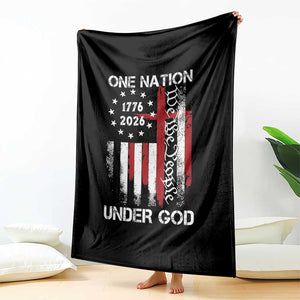 One Nation Under God 250 Years Throw Blanket 250th Anniversary USA TS11 Print Your Wear
