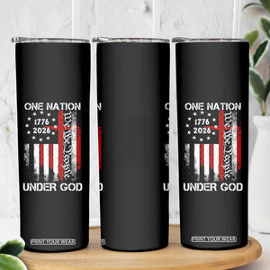 One Nation Under God 250 Years Skinny Tumbler 250th Anniversary USA TS11 Print Your Wear