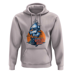 Funny Sailing Hoodie We're Gonna Need A Bigger Boat Vintage Boating TS11 Ice Gray Print Your Wear