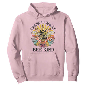 Autism Awareness Hoodie Choose To Include Bee Kind Retro Vintage Flower Bee TS11 Light Pink Print Your Wear