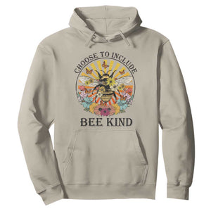 Autism Awareness Hoodie Choose To Include Bee Kind Retro Vintage Flower Bee TS11 Sand Print Your Wear