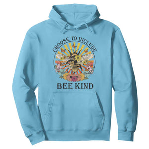 Autism Awareness Hoodie Choose To Include Bee Kind Retro Vintage Flower Bee TS11 Sky Print Your Wear