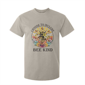 Autism Awareness T Shirt For Kid Choose To Include Bee Kind Retro Vintage Flower Bee TS11 Sand Print Your Wear
