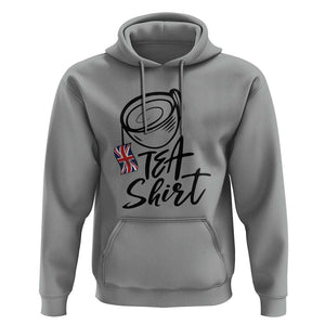 Funny British Tea Hoodie Quote UK Flag TS11 Sport Gray Print Your Wear