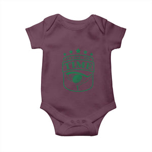 Funny Golf Lover Baby Onesie Let's Par - Tee Golfing Pun TS11 Maroon Print Your Wear