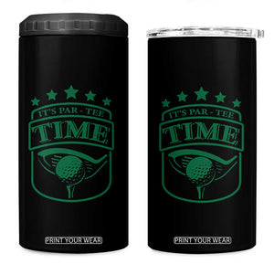 Funny Golf Lover 4 in 1 Can Cooler Tumbler Let's Par - Tee Golfing Pun TS11 One Size: 16 oz Black Print Your Wear