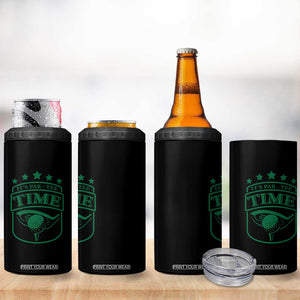 Funny Golf Lover 4 in 1 Can Cooler Tumbler Let's Par - Tee Golfing Pun TS11 Print Your Wear