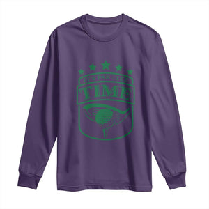 Funny Golf Lover Long Sleeve Shirt Let's Par - Tee Golfing Pun TS11 Purple Print Your Wear