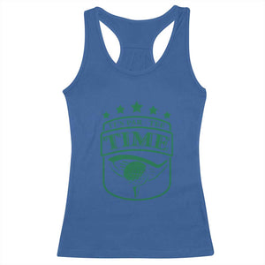 Funny Golf Lover Racerback Tank Top Let's Par - Tee Golfing Pun TS11 Royal Blue Print Your Wear