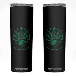 Funny Golf Lover Skinny Tumbler Let's Par - Tee Golfing Pun TS11 Black Print Your Wear