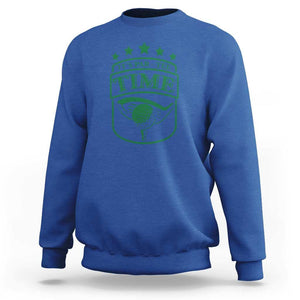 Funny Golf Lover Sweatshirt Let's Par - Tee Golfing Pun TS11 Royal Blue Print Your Wear