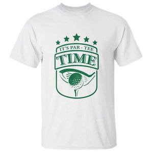Funny Golf Lover T Shirt Let's Par - Tee Golfing Pun TS11 White Print Your Wear