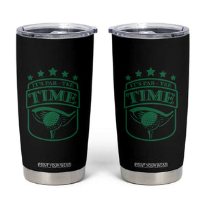 Funny Golf Lover Tumbler Cup Let's Par - Tee Golfing Pun TS11 Black Print Your Wear