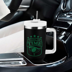 Funny Golf Lover Tumbler With Handle Let's Par - Tee Golfing Pun TS11 Print Your Wear