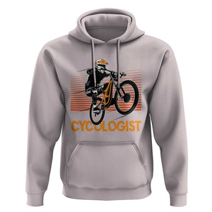 Funny Cycologist Hoodie Cycling Lover Cycle Team Rider Cyclist TS11 Ice Gray Print Your Wear