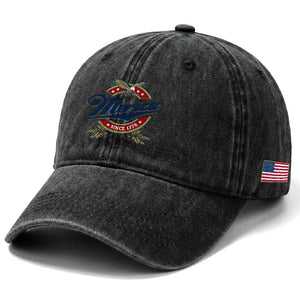 Funny Merica Since 1776 Washed Cotton Baseball Cap 4th of July Beer Lover Eagle TS11 Print Your Wear