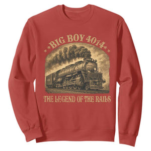 Steam Locomotive Legend of The Rails Train Sweatshirt