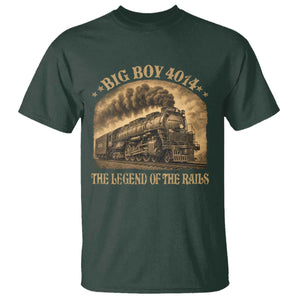 Steam Locomotive Legend of The Rails Train T Shirt