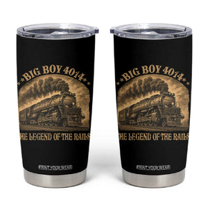 Steam Locomotive Legend of The Rails Train Tumbler Cup