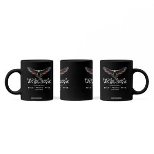 We The People Patriotic Bald Eagle USA 250th Anniversary Bold Proud Free Coffee Mug