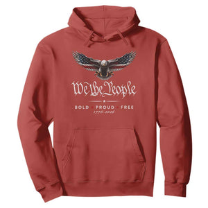 We The People Patriotic Bald Eagle USA 250th Anniversary Bold Proud Free Hoodie