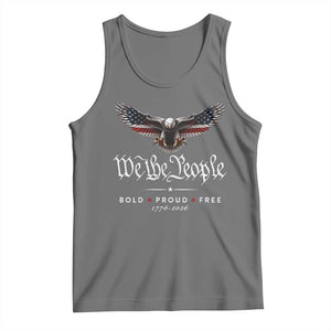 We The People Patriotic Bald Eagle USA 250th Anniversary Bold Proud Free Tank Top