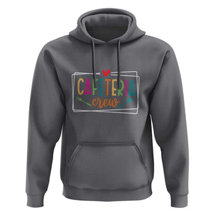 Cafeteria Crew Hoodie Lunch Lady Squad Spoon Fork TS11 Charcoal Print Your Wear