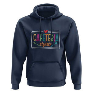 Cafeteria Crew Hoodie Lunch Lady Squad Spoon Fork TS11 Navy Print Your Wear