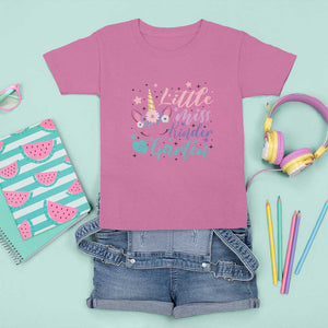 Back To School T Shirt For Kid Little Miss Kindergarten Unicorn TS11 Azalea Print Your Wear